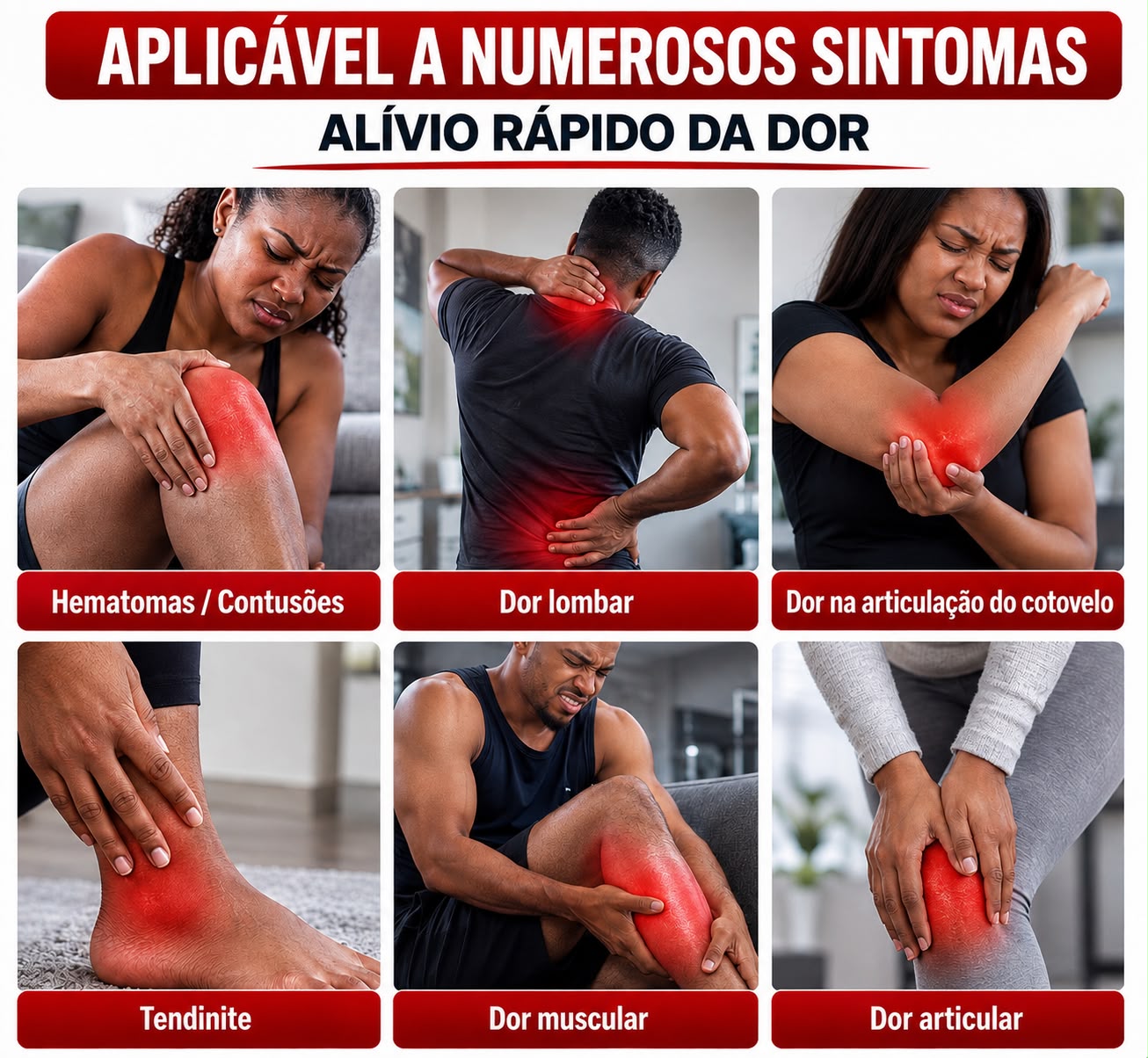 Situações comuns de desconforto muscular e articular